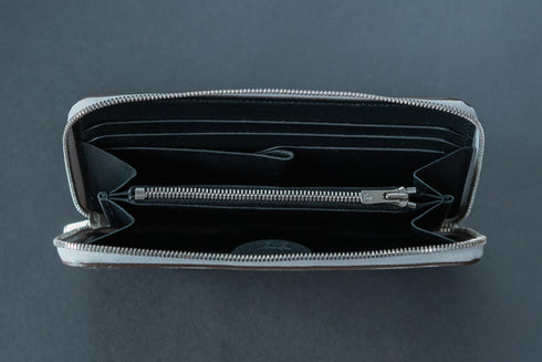 ヒマラヤクロコダイルレザー 極小長財布batard - バタール - 新進工房