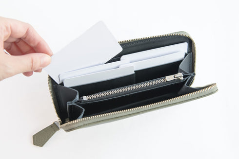 プレミアムレザー(クラシック) 極小長財布 batard - バタール - 新進工房