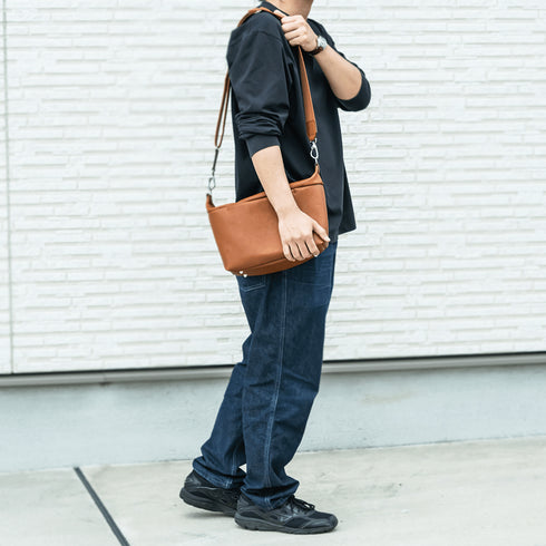 大人ショルダーバッグ<br> - Matera Leather - SINSIN