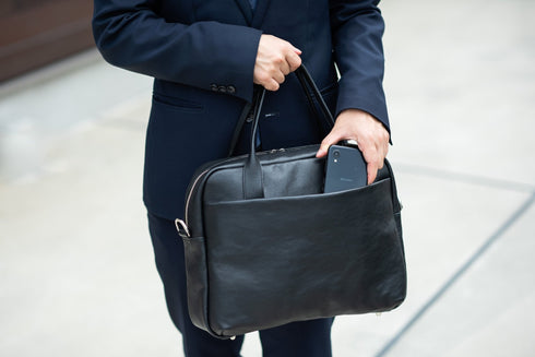 大人ビジネスバッグ<br> - Matera Leather - SINSIN