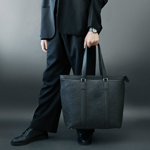 大人ダブルポケットトート<br> - Matera Leather - <br>(発送時期:2026年6月末) - SINSIN