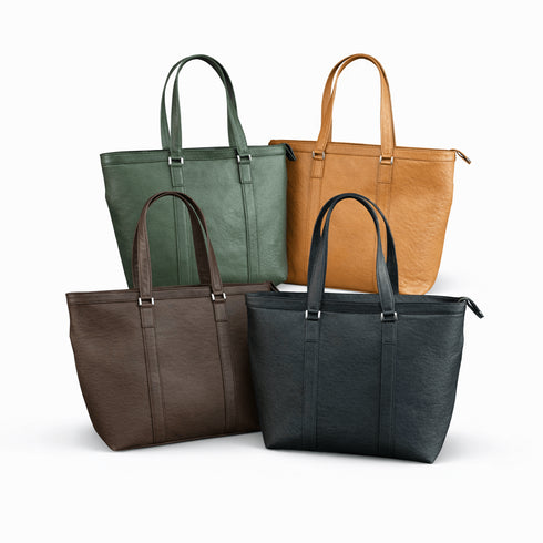 大人ダブルポケットトート<br> - Matera Leather - <br>(発送時期:2026年6月末) - SINSIN