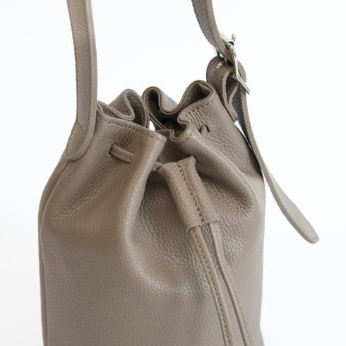 大人巾着バッグ<br> - Premium Leather - SINSIN