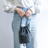 大人巾着バッグ<br> - Premium Leather - SINSIN