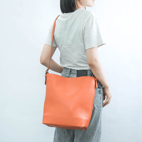 大人バケットバッグ<br> - Premium Leather - SINSIN
