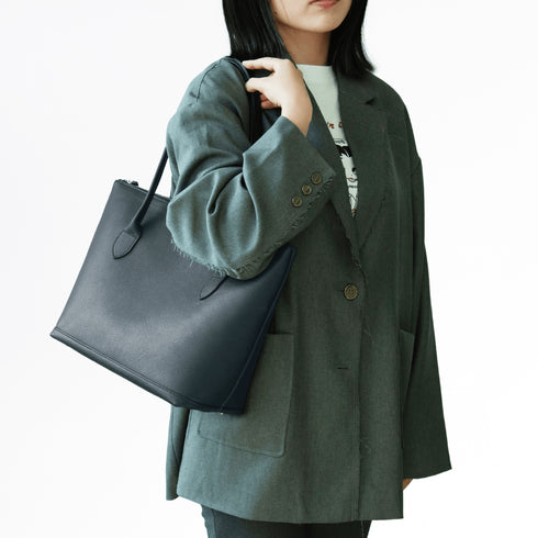大人ファスナートート<br> - Premium Leather - <br>(発送時期:2026年6月末) - SINSIN