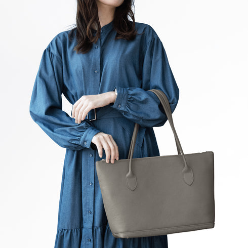 大人ファスナートート<br> - Premium Leather - <br>(発送時期:2026年6月末) - SINSIN