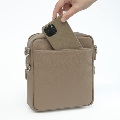 大人クロスボディバッグ<br> - Premium Leather - <br>(発送時期:2026年7月末) - SINSIN