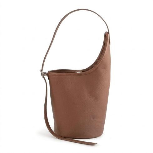 大人アシンメトリーバケットバッグ<br> - Premium Leather - <br>(発送時期:3営業日以内) - SINSIN