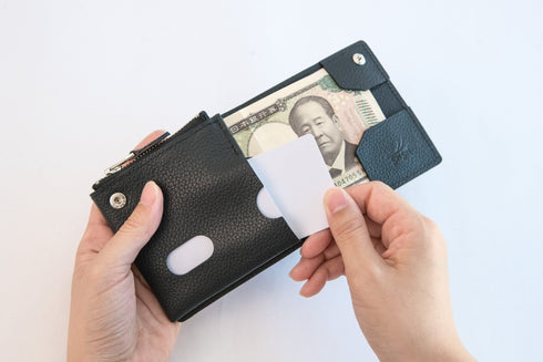 箱型財布キャレ - carre - プレミアムレザー - 新進工房