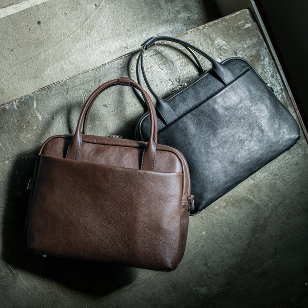 CF大人ビジネスバッグ マテーラレザー(6月末納期) - 新進工房