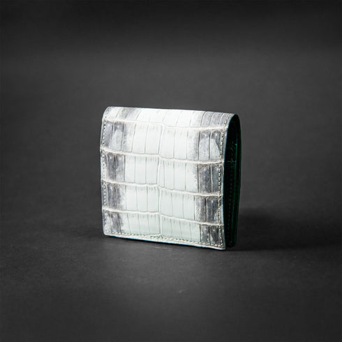 極小二つ折り財布 Coupe - クッペ - ヒマラヤクロコダイルレザー(発送時期:2月末頃) - 新進工房