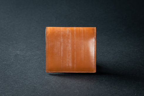 極小二つ折り財布クッペ - coupe - ブライドルレザー(2026年3月発送) - 新進工房