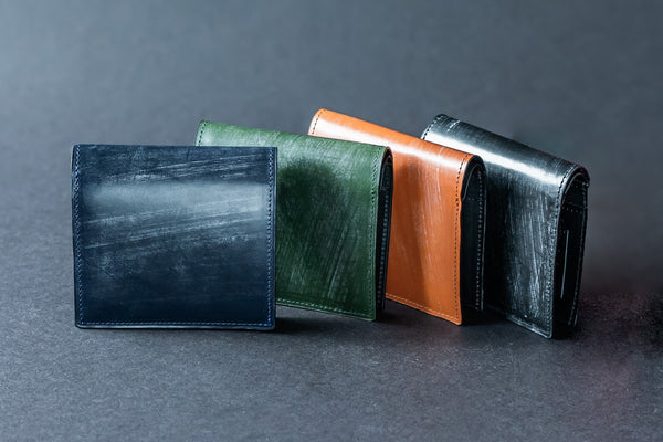 極小二つ折り財布クッペ - coupe - ブライドルレザー(2026年3月発送) - 新進工房