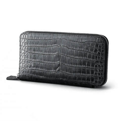 レガーロ - Crocodile Leather - ブラック - SINSIN