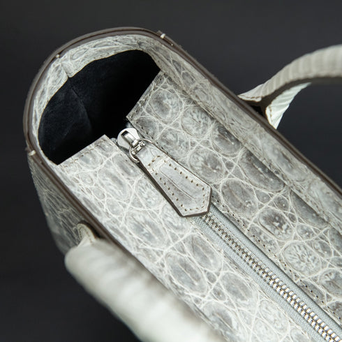 ハーフミリオン-Himalayan Crocodile Leather- スノーホワイト - SINSIN
