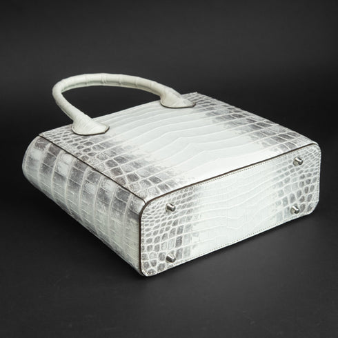 ハーフミリオン-Himalayan Crocodile Leather- スノーホワイト - SINSIN