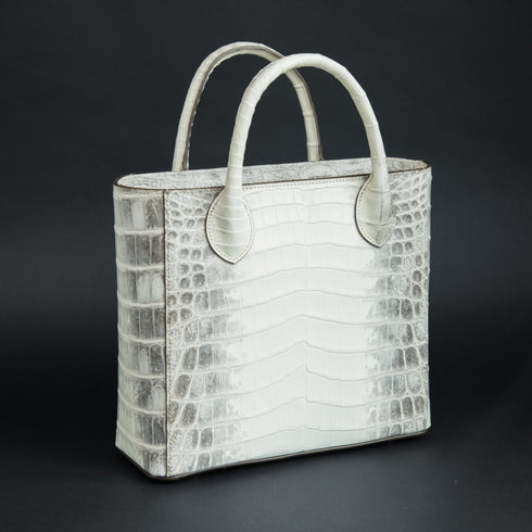 ハーフミリオン-Himalayan Crocodile Leather- スノーホワイト - SINSIN