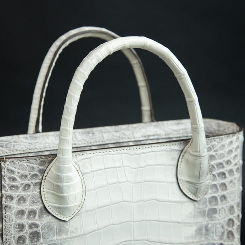 ハーフミリオン-Himalayan Crocodile Leather- スノーホワイト - SINSIN