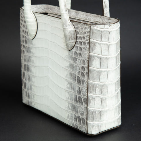 ハーフミリオン-Himalayan Crocodile Leather- スノーホワイト - SINSIN