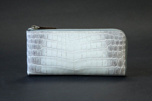 ヒマラヤクロコダイルレザー 極小L字長財布 Flute - フルート - 新進工房