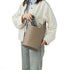 大人アシンメトリーバケットバッグ - Premium Leather - SINSIN