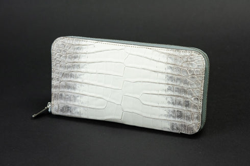 ヒマラヤクロコレザー 極薄長財布 レガーロ - 新進工房