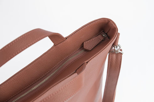 大人ショルダートート プレミアムレザー - 新進工房