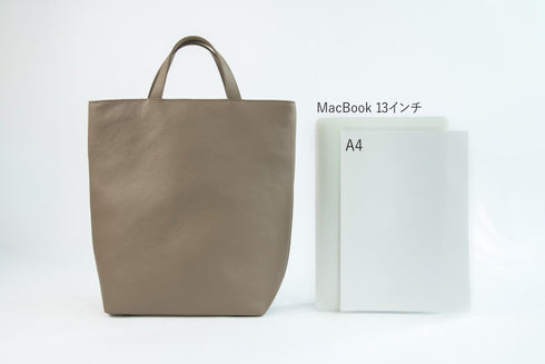 大人ショルダートート プレミアムレザー - 新進工房