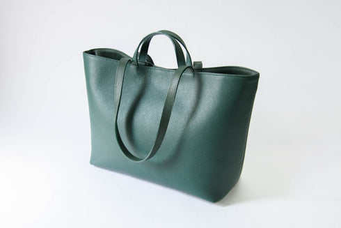 大人ダブルハンドルトート プレミアムレザー - 新進工房