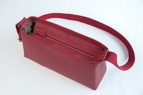 大人レクタングルショルダー プレミアムレザー - 新進工房