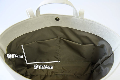 大人ダブルハンドルトート プレミアムレザー - 新進工房