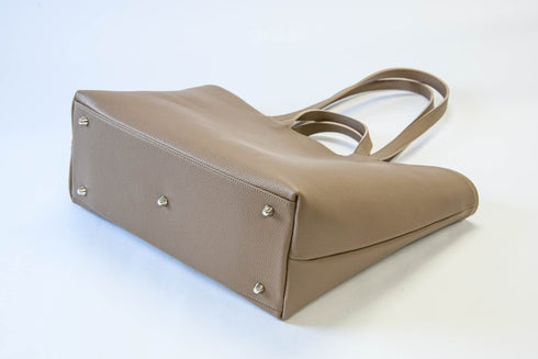 大人ダブルハンドルトート プレミアムレザー - 新進工房