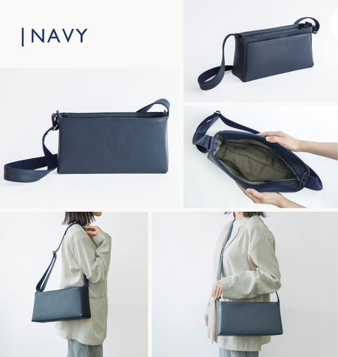 大人レクタングルショルダー プレミアムレザー - 新進工房