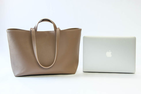 大人ダブルハンドルトート プレミアムレザー - 新進工房