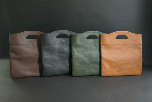 大人クラッチバッグ マテーラレザー - 新進工房