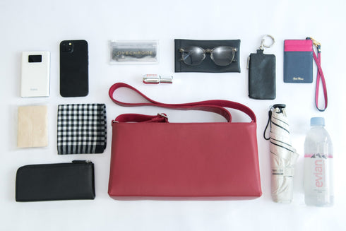 大人レクタングルショルダー プレミアムレザー - 新進工房