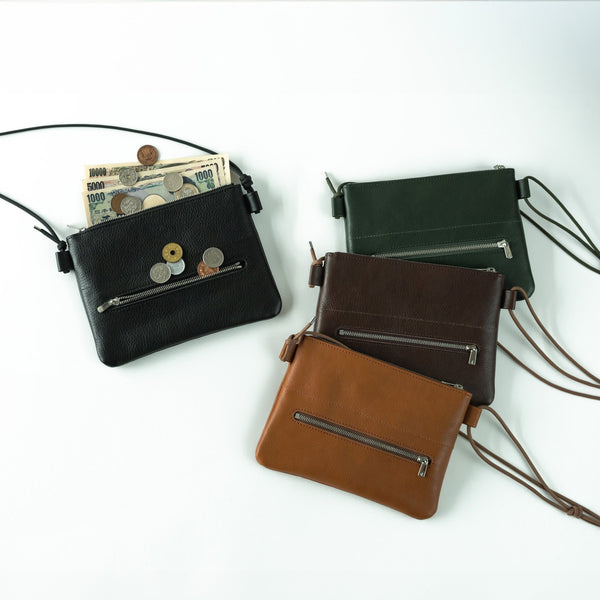 ズボラサコッシュ マテーラレザー - 新進工房