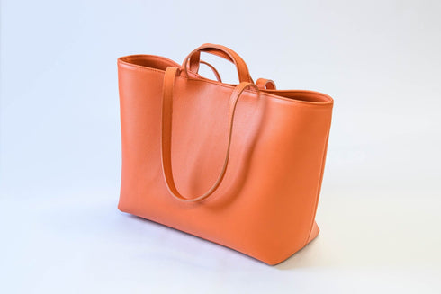 大人ダブルハンドルトート プレミアムレザー - 新進工房