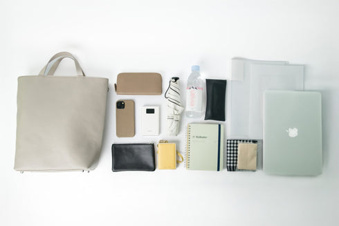 大人ショルダートート プレミアムレザー - 新進工房