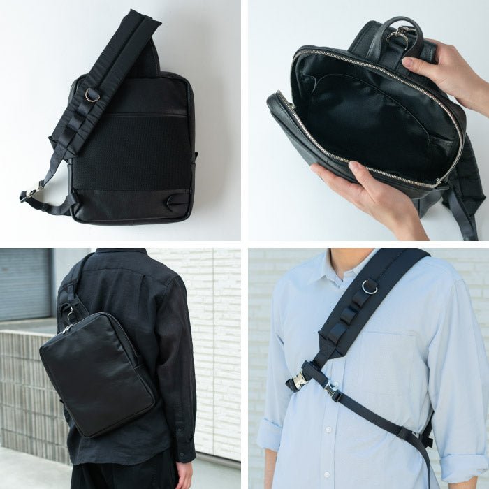 新進工房 大人ボディバッグ ブラック 大人ボディバッグ – 新進工房