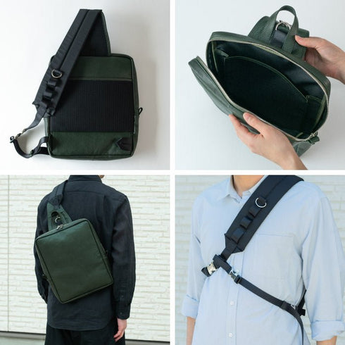 大人ボディバッグ マテーラレザー - 新進工房