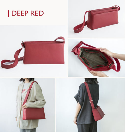 大人レクタングルショルダー プレミアムレザー - 新進工房