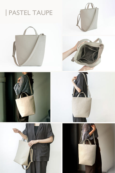 大人ショルダートート プレミアムレザー - 新進工房