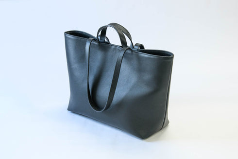 大人ダブルハンドルトート プレミアムレザー - 新進工房