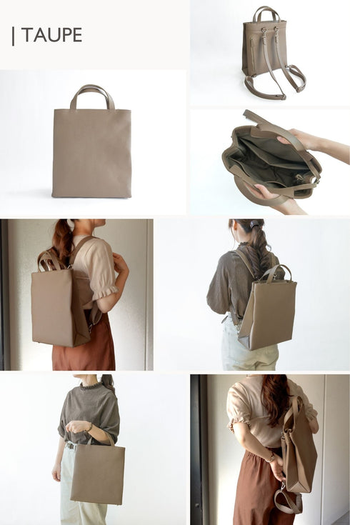 大人革袋リュックslim プレミアムレザー - 新進工房