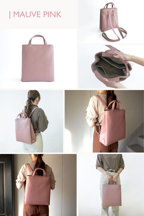 大人革袋リュックslim プレミアムレザー - 新進工房