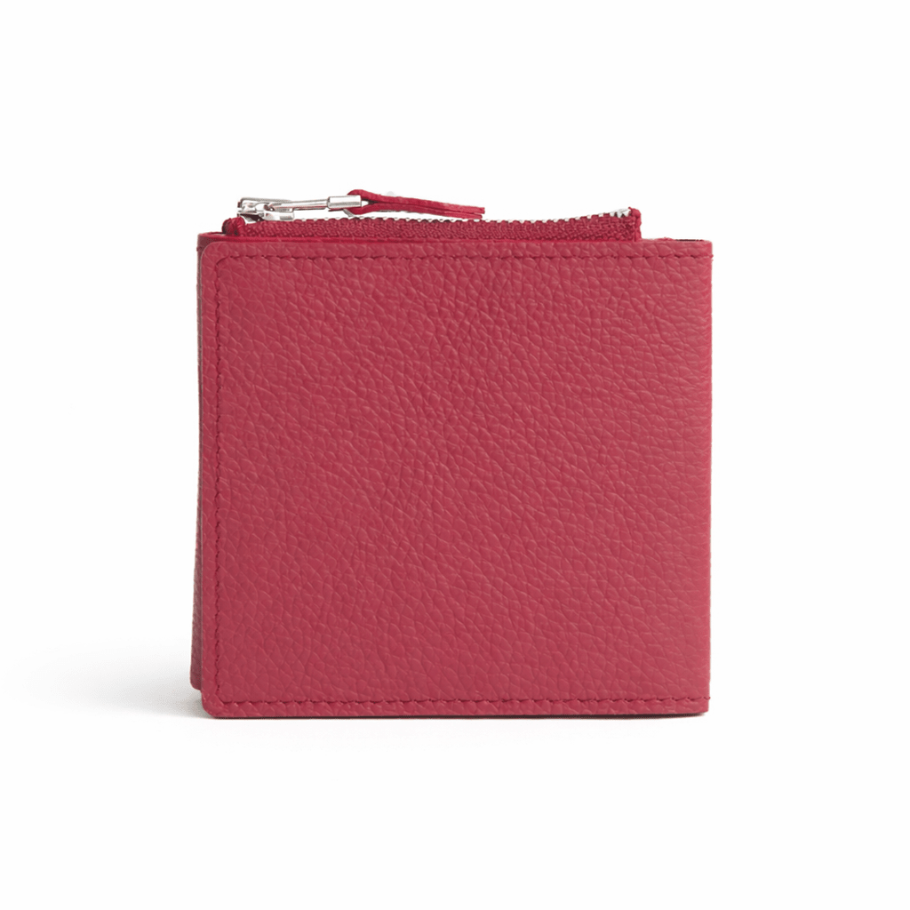 新進工房 Care ネイビー レザー ミニ財布 新品 【公式通販】