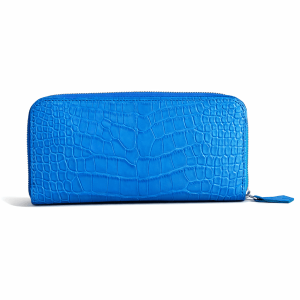 バタール -Alligator leather- マットブルー (発送時期:2026年5月末)