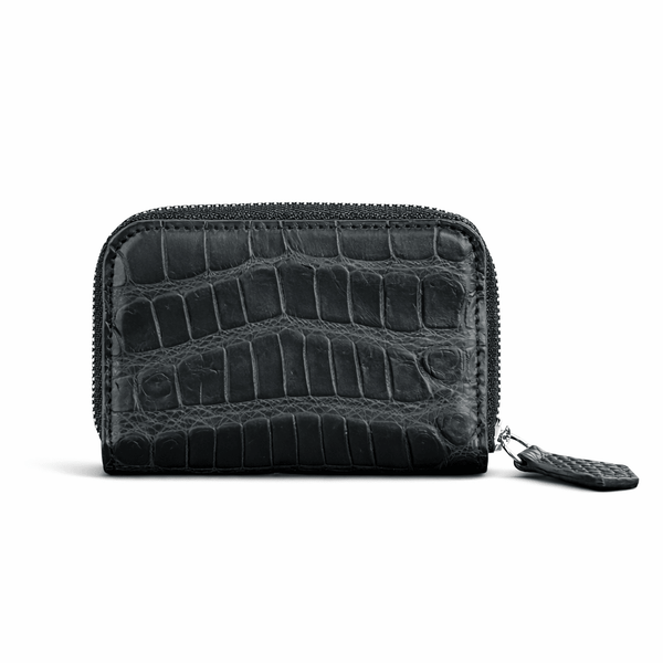 コインケース -Alligator leather- ブラック (発送時期:2026年5月末)